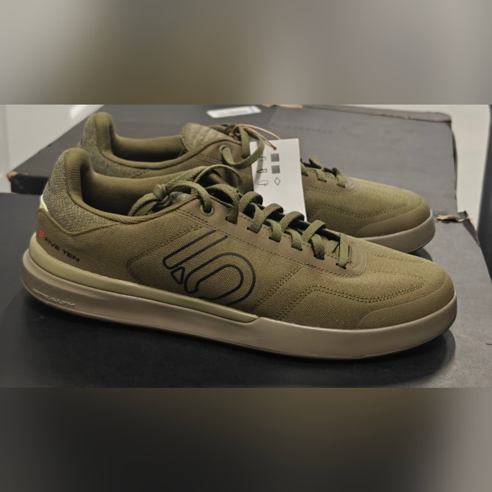 Five TenMen's Stealth Deluxe Canvas Shoes - Focus Olive S 10
